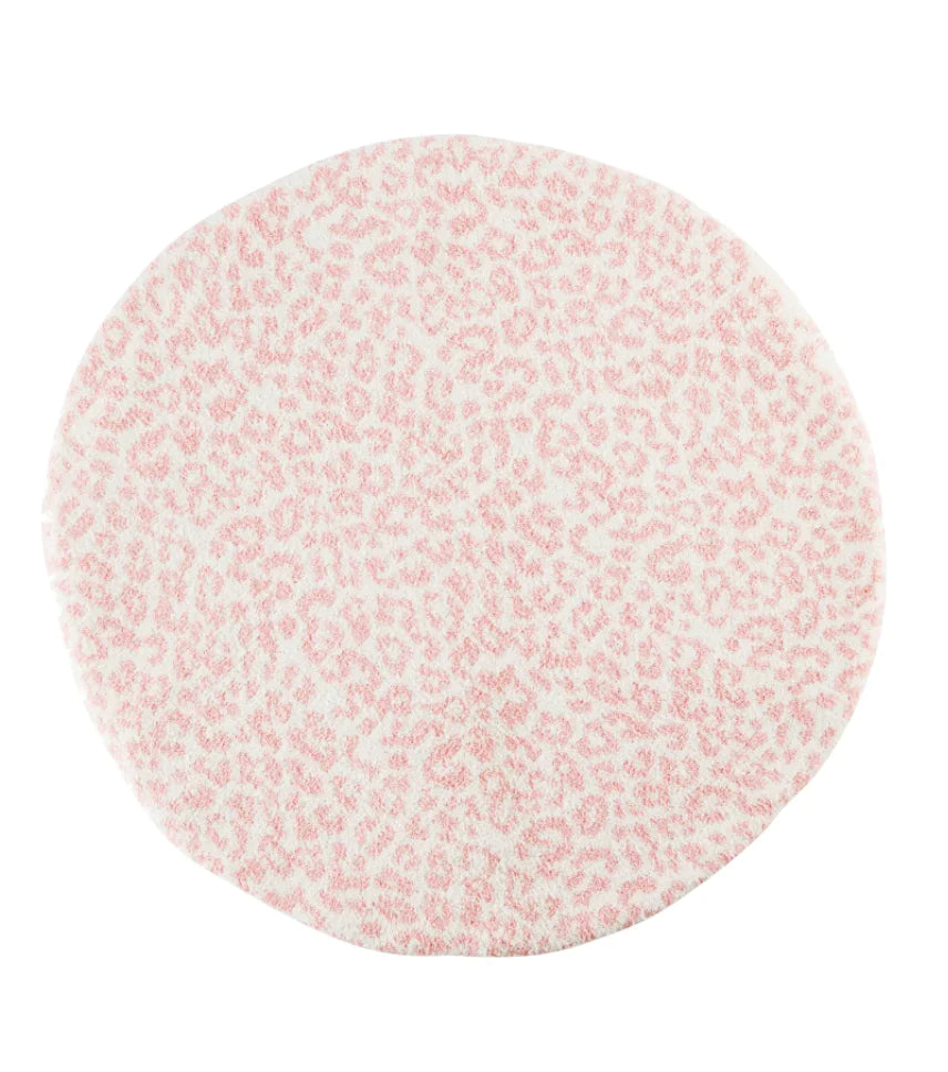 Chenille Leopard Mat