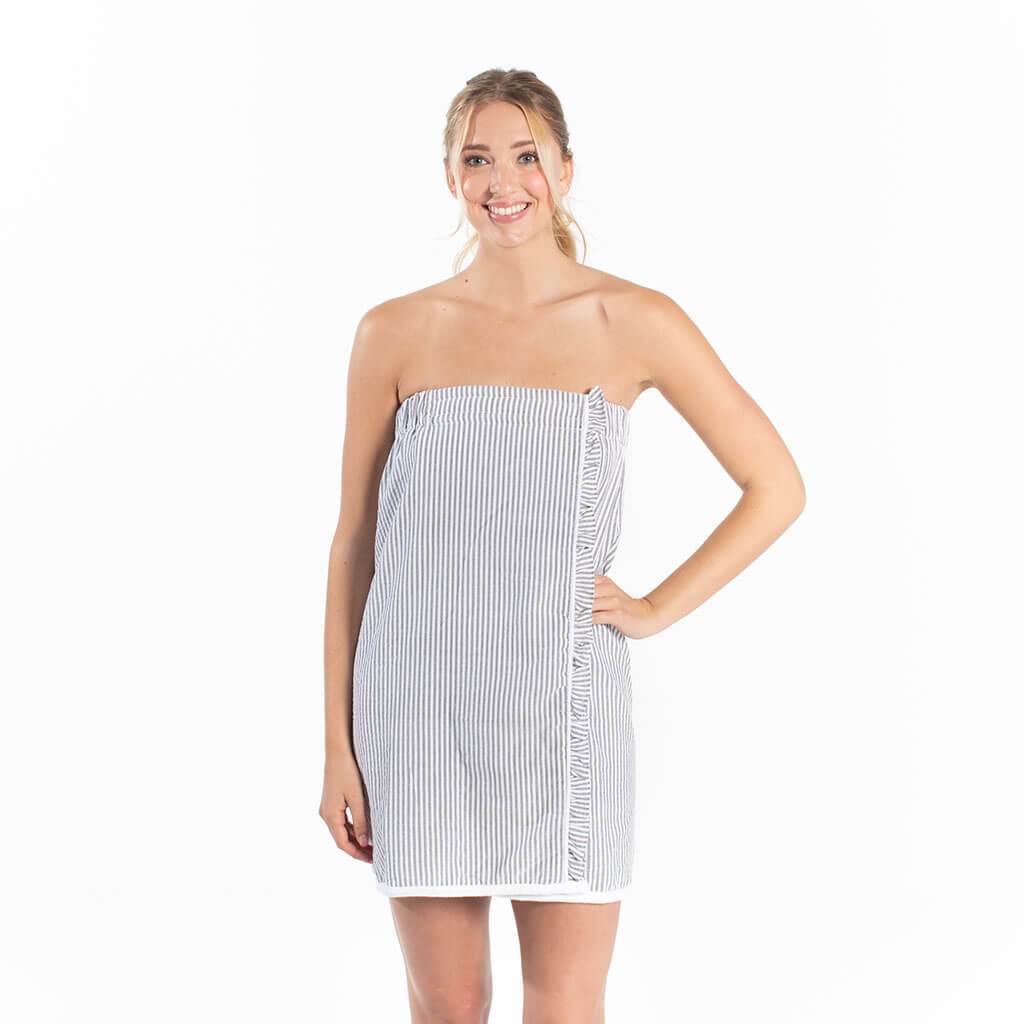 Seersucker Spa Wrap
