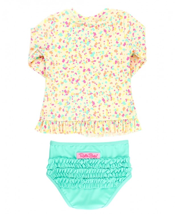 Confetti Rash Guard Bikini