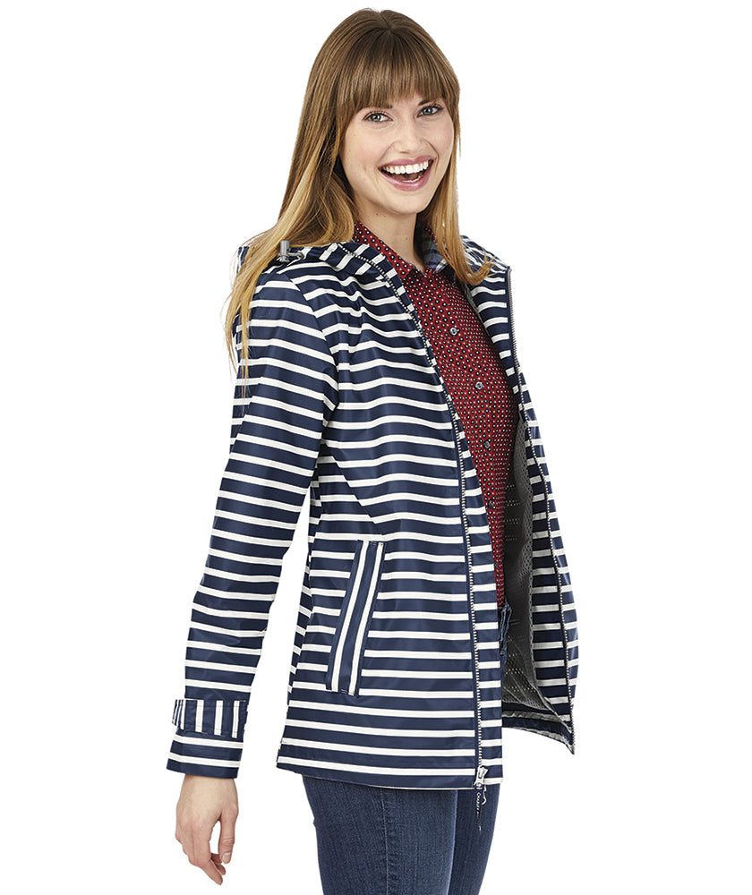 New Englander Printed Rain Jacket