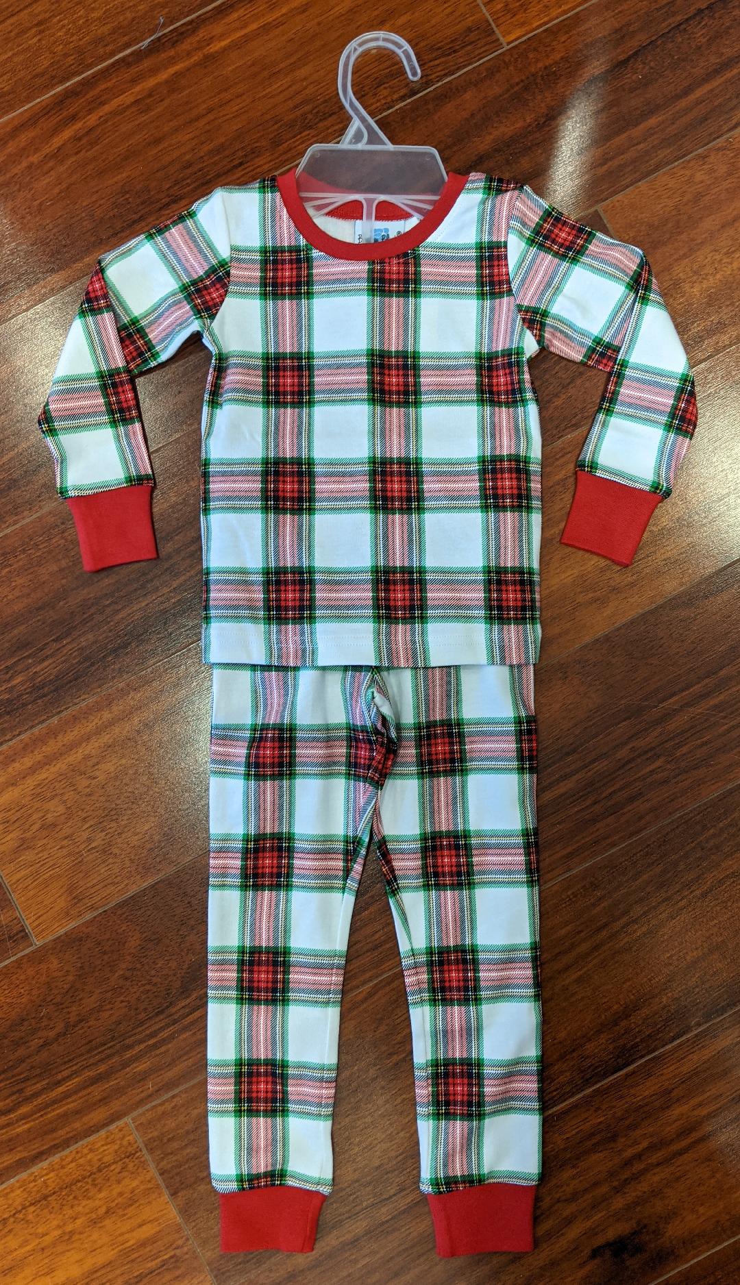 Plaid PJ Set