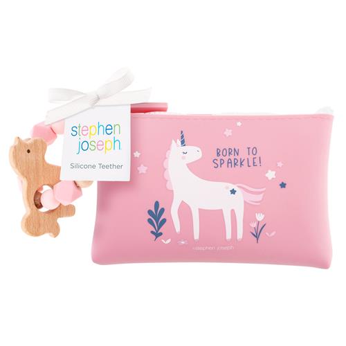 Silicone Teether w/ Pouch